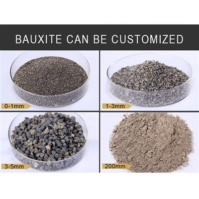 Olovga chidamli materialning yuqori alumina boksitining xususiyatlari: